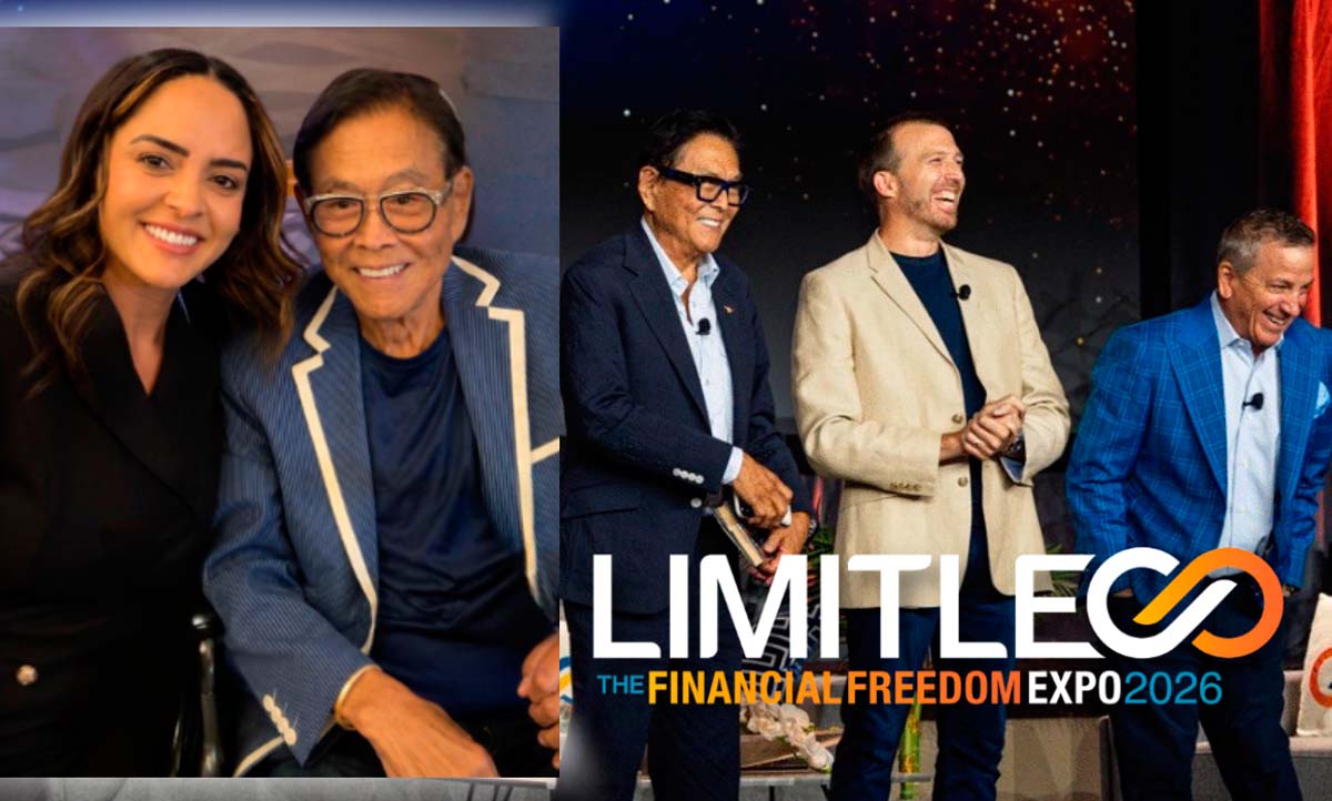 Limitless 2026: Ani Miller comparte experiencias con Robert Kiyosaki, el autor de “Padre Rico, Padre Pobre”
